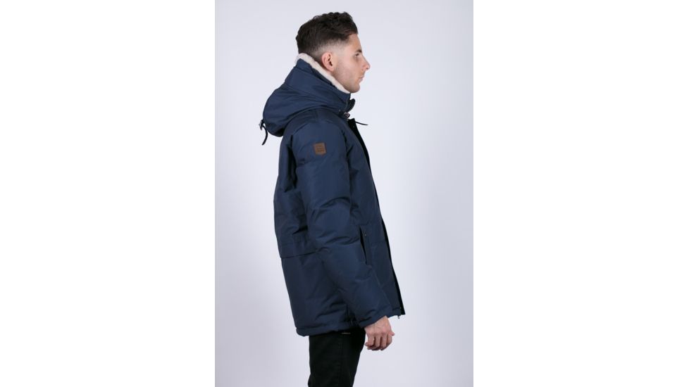 OSC Cross Lasalle Hooded Hip-Length Parka w/ Shearling Trim - Mens, Dove Blue, Large, M02CX-Dove Blue-L