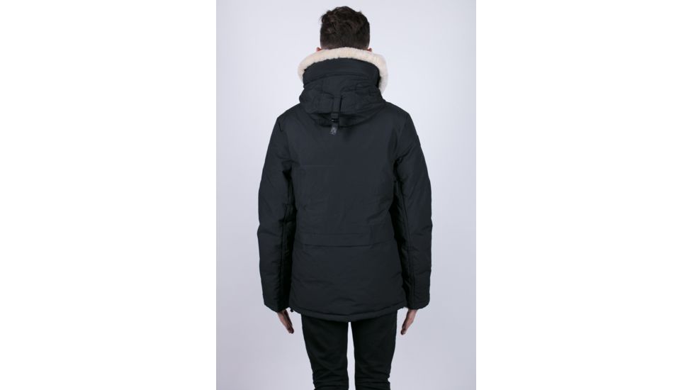 OSC Cross Lasalle Hooded Hip-Length Parka w/ Shearling Trim - Mens, Midnight Black, Small, M02CX-Midnight Black-S