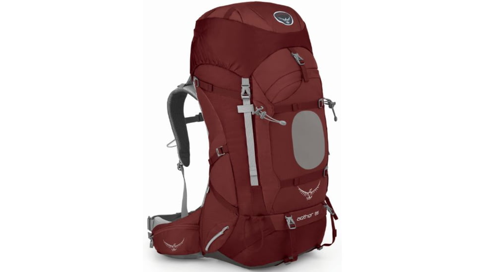 Osprey Aether 85 Backpack, Arroyo Red, Large, Non AG, 013085-311-3-LG