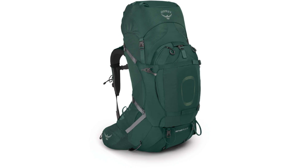 Osprey Aether Plus 60 Pack, Axo Green, Large/Extra Large, 10002903