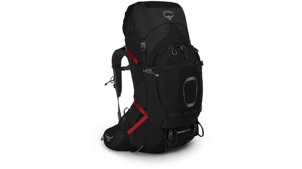 Osprey Aether Plus 60 Pack, Black , Large/Extra Large, 10002901