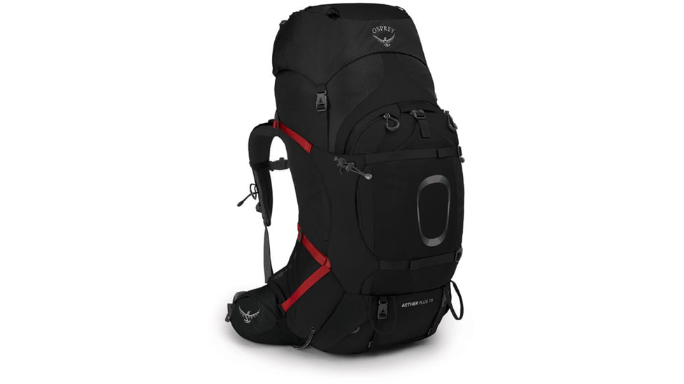 Osprey Aether Plus 70 Pack, Black , Small/Medium, 10002896