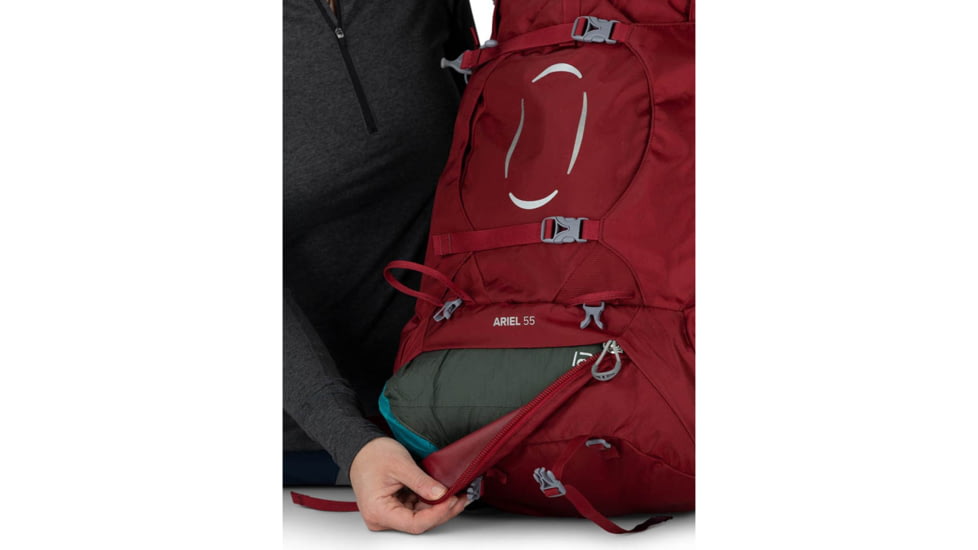 Osprey Ariel 55 Pack - Womens, Claret Red, Extra Small/Small, 10002886