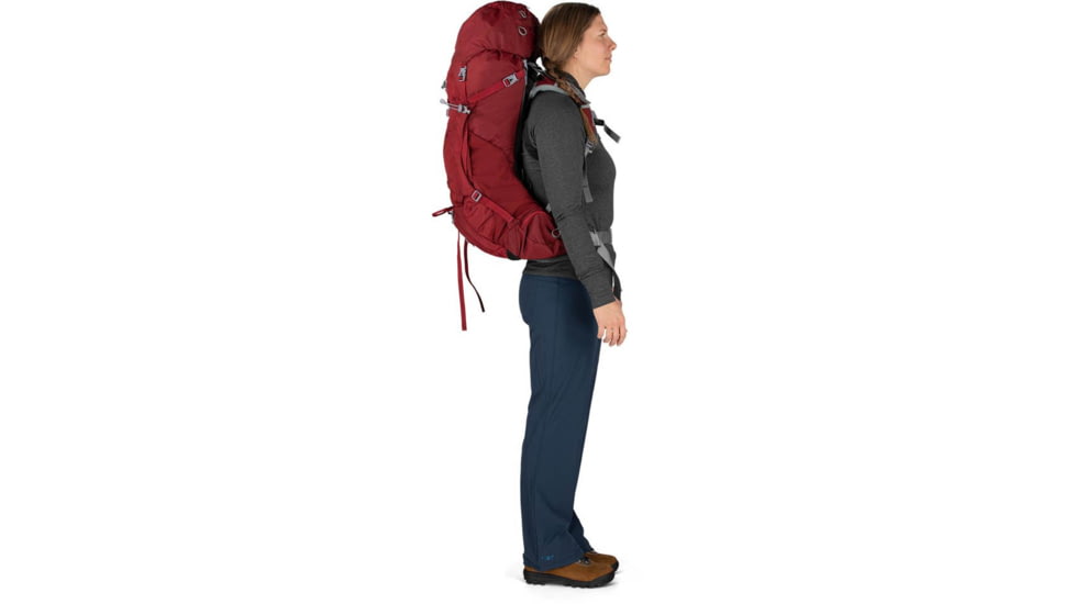 Osprey Ariel 55 Pack - Womens, Claret Red, Extra Small/Small, 10002886