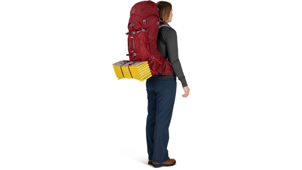 Osprey Ariel 55 Pack - Womens, Claret Red, Extra Small/Small, 10002886