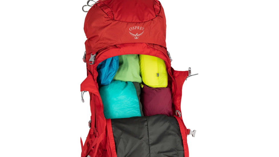 Osprey Ariel Plus 60 Pack - Womens, Carnelian Red, Extra Small/Small, 10002914