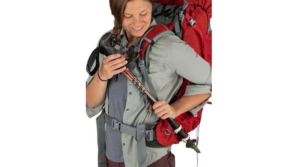Osprey Ariel Plus 70 Pack - Womens, Carnelian Red, Extra Small/Small, 10002910