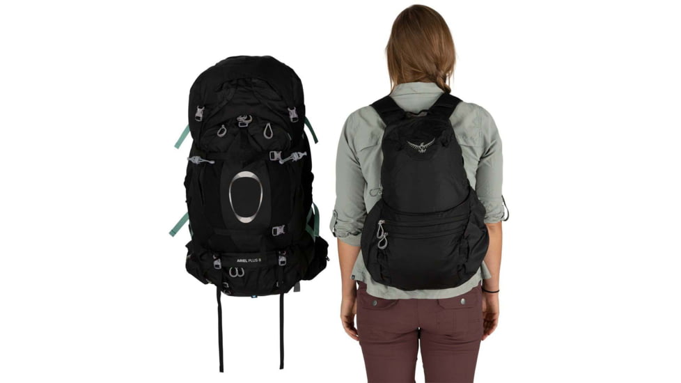 Osprey Ariel Plus 85 Pack - Womens, Black , Extra Small/Small, 10002904