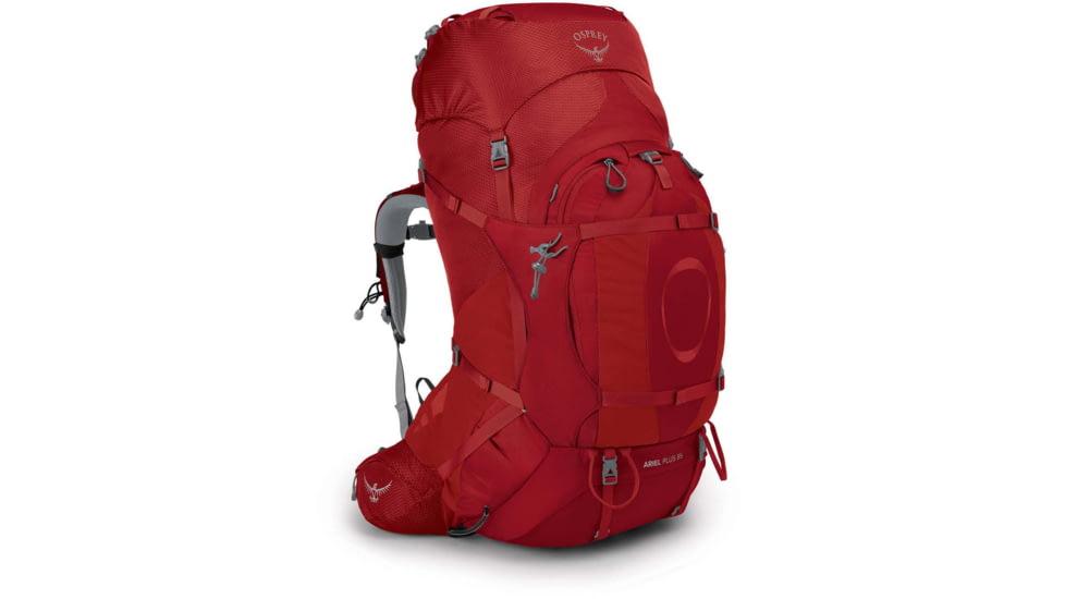 Osprey Ariel Plus 85 Pack - Womens, Carnelian Red, Medium/Large, 10002907