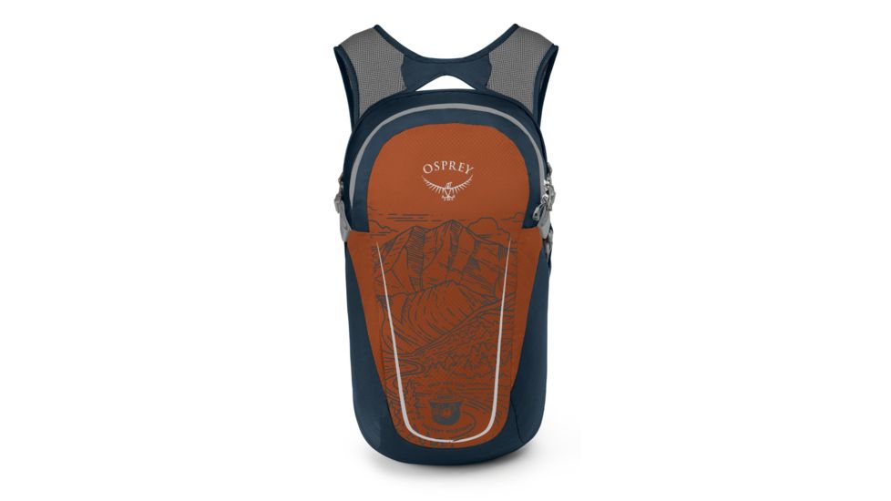 Osprey Daylite Daypack Landmark Project Collaboraiton Smokey the Bear, Orange/Dark Blue, One Size, 10002318