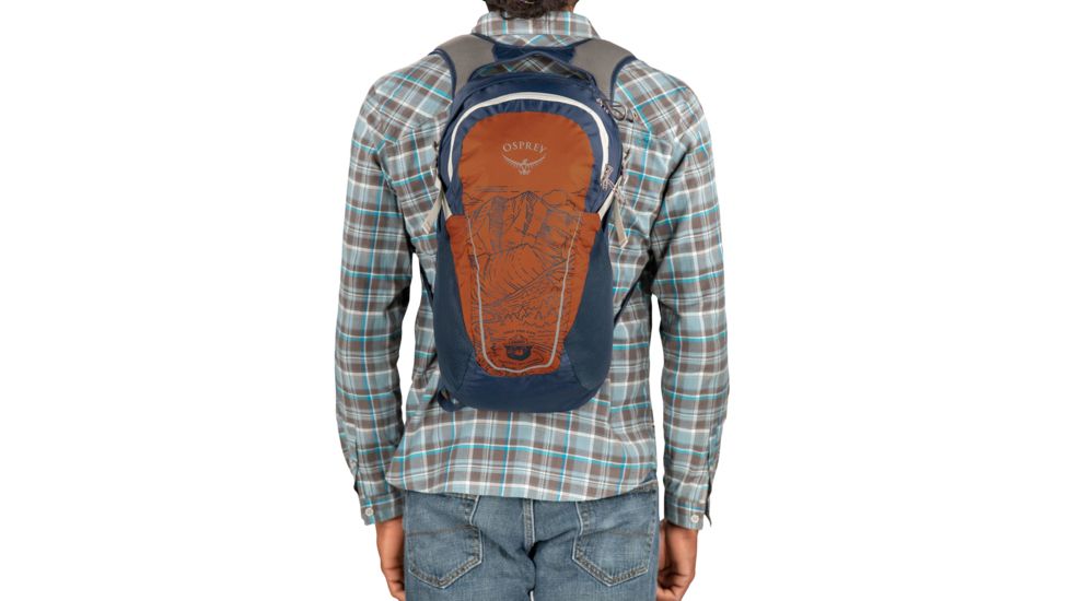 Osprey Daylite Daypack Landmark Project Collaboraiton Smokey the Bear, Orange/Dark Blue, One Size, 10002318
