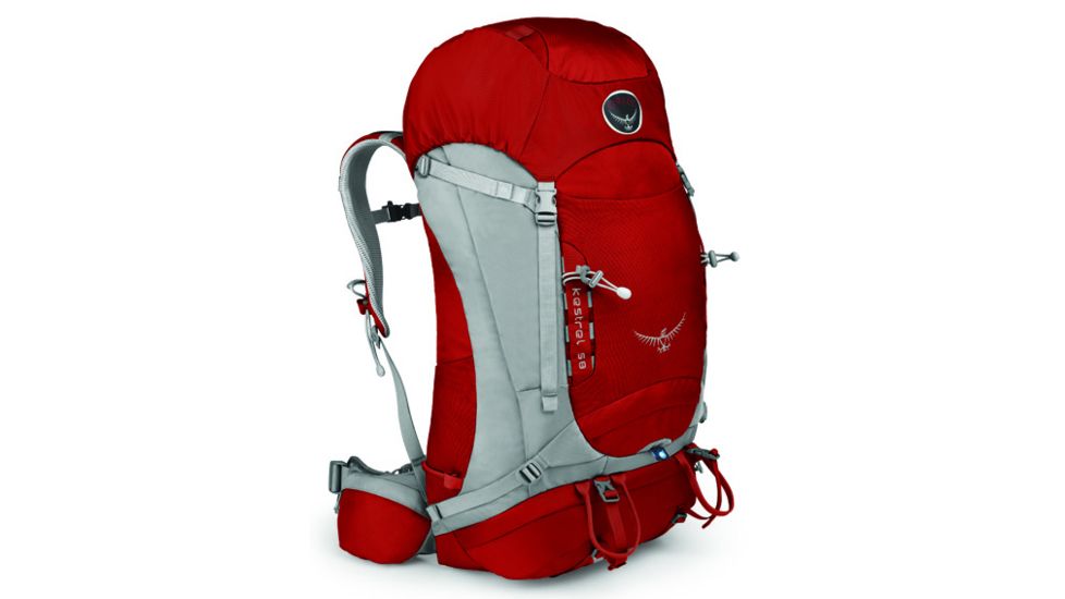 Osprey Kestrel 58 Pack-Fire Red-M/L