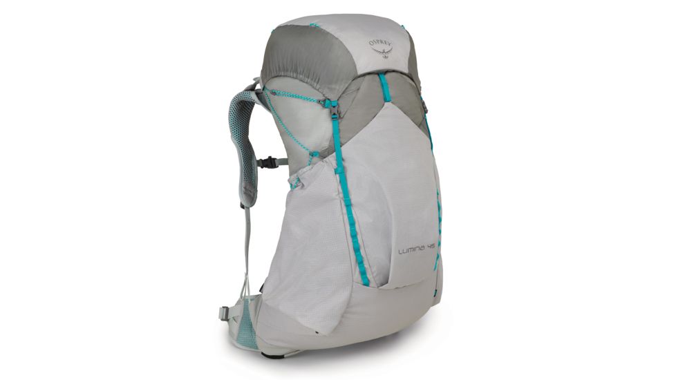 Osprey Lumina 45 Pack, Cyan Silver, Medium, 10001546