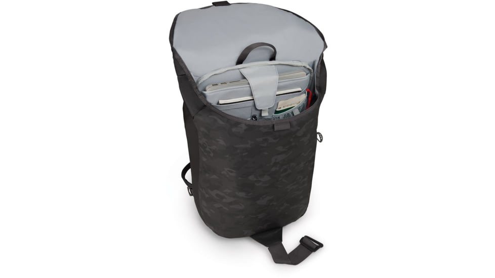 Osprey Transporter Flap, Camo Black, One Size, 10002860