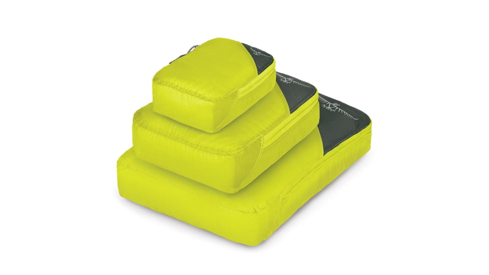 Ultra Light Packing Cube Set, Lime, Set
