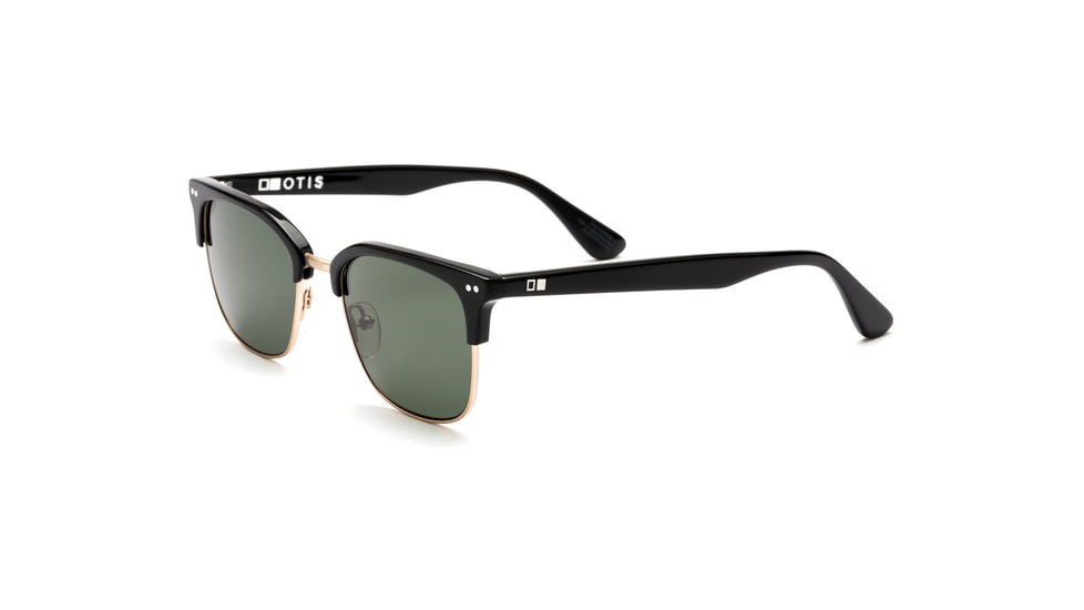 OTIS 100 CLUB Sunglasses, Black/Brushed Gold/Grey Polar, 51.5-20-148, 125-2001P