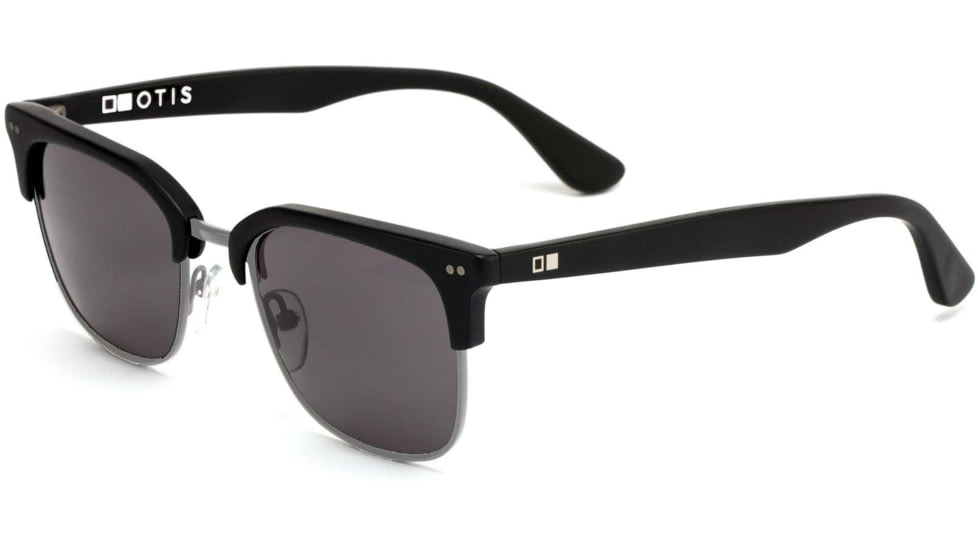 OTIS 100 CLUB Sunglasses, Matte Black/Brushed Gunmetal/Grey Polar, 51.5-20-148, 125-1901P