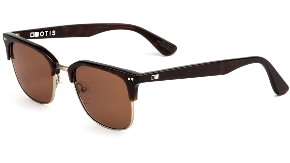 OTIS 100 CLUB Sunglasses, Sasa Brown/Brushed Gunmetal/Brown Polar, 51.5-20-148, 125-1902P