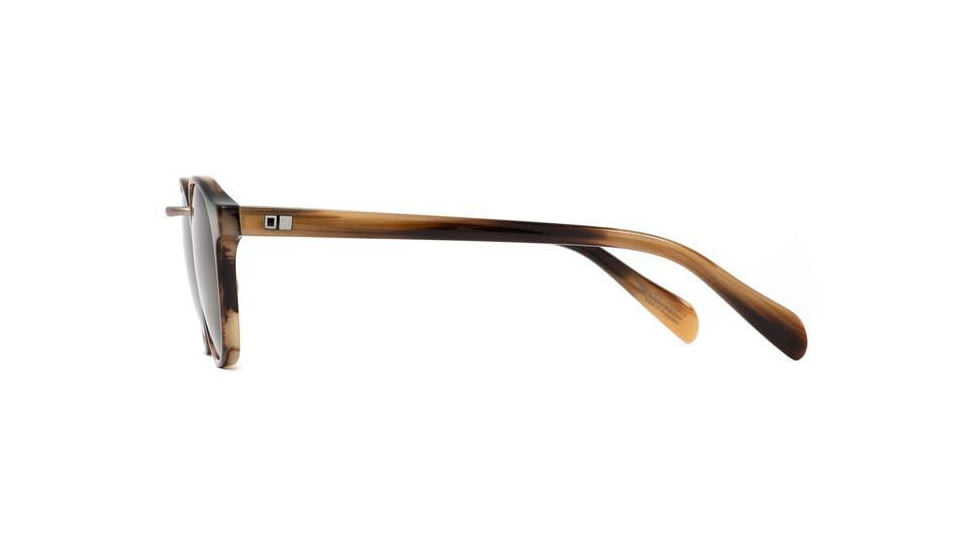 OTIS A DAY LATE Sunglasses, Eco Hornwood/Brown Polar, 50-23-140, 25-2101P