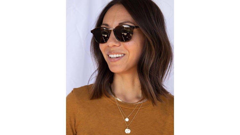OTIS A DAY LATE Sunglasses, Eco Hornwood/Brown Polar, 50-23-140, 25-2101P