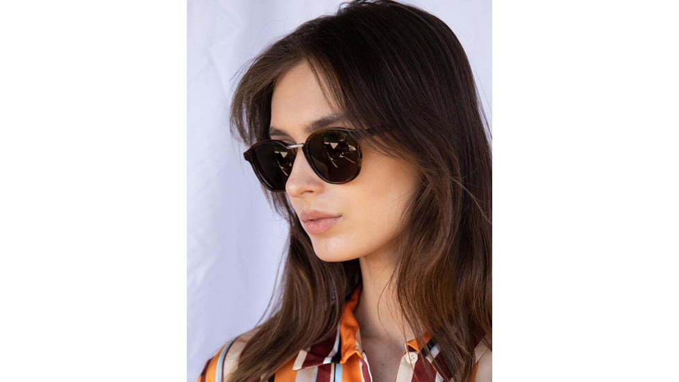 OTIS A DAY LATE Sunglasses, Eco Hornwood/Brown Polar, 50-23-140, 25-2101P