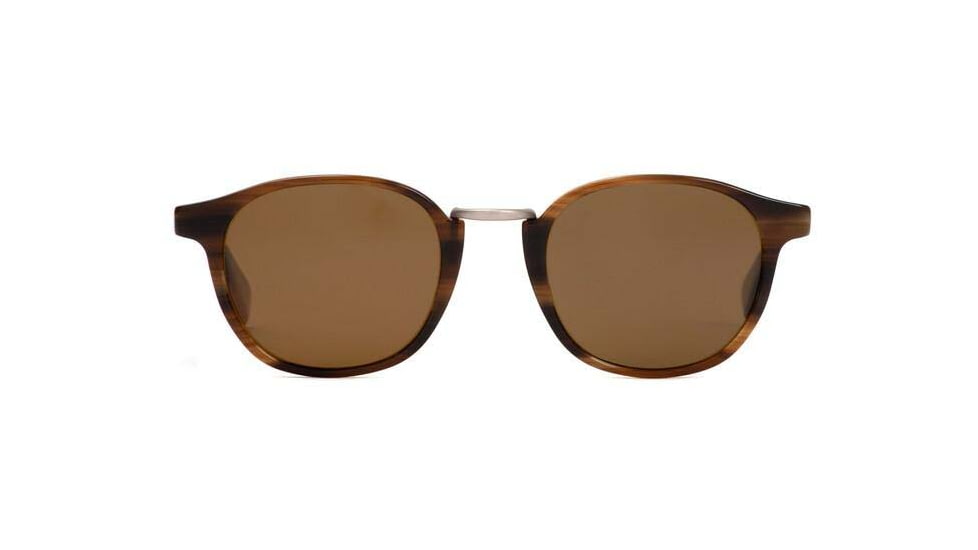 OTIS A DAY LATE Sunglasses, Eco Hornwood/Brown Polar, 50-23-140, 25-2101P