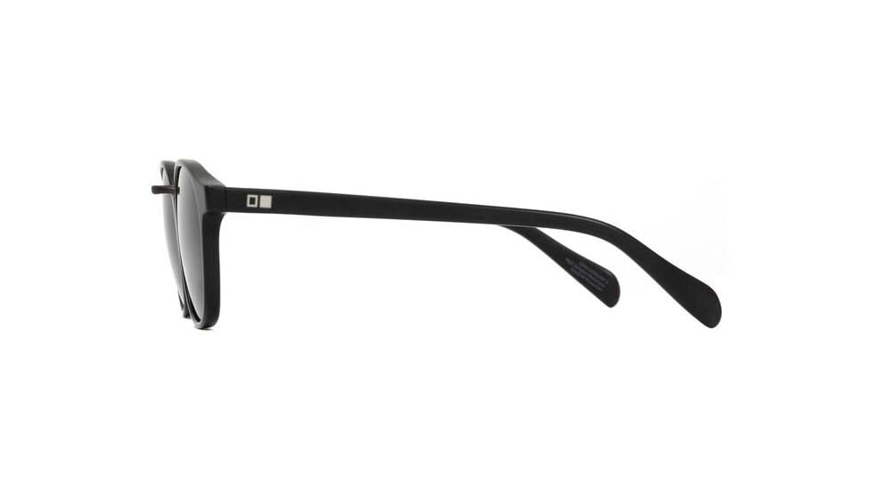 OTIS A DAY LATE Sunglasses, Eco Matte Black/Grey Polar, 50-23-140, 25-2102P
