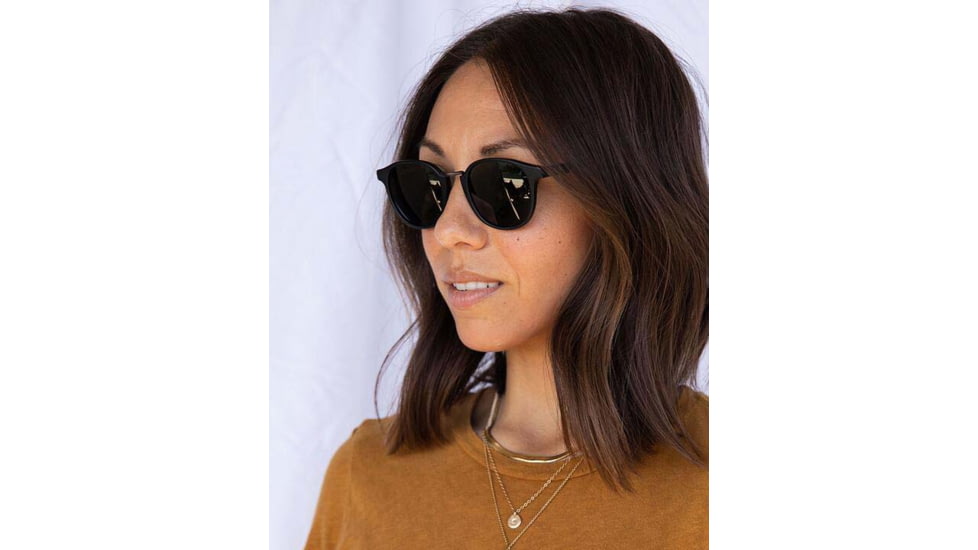 OTIS A DAY LATE Sunglasses, Eco Matte Black/Grey Polar, 50-23-140, 25-2102P