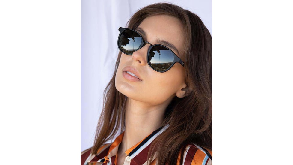 OTIS A DAY LATE Sunglasses, Eco Matte Black/Grey Polar, 50-23-140, 25-2102P