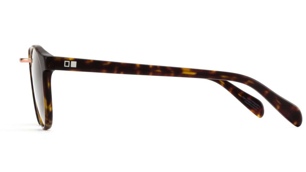 OTIS A DAY LATE Sunglasses, Matte Dark Tort/Brown Polar, 50-23-140, 25-1801P