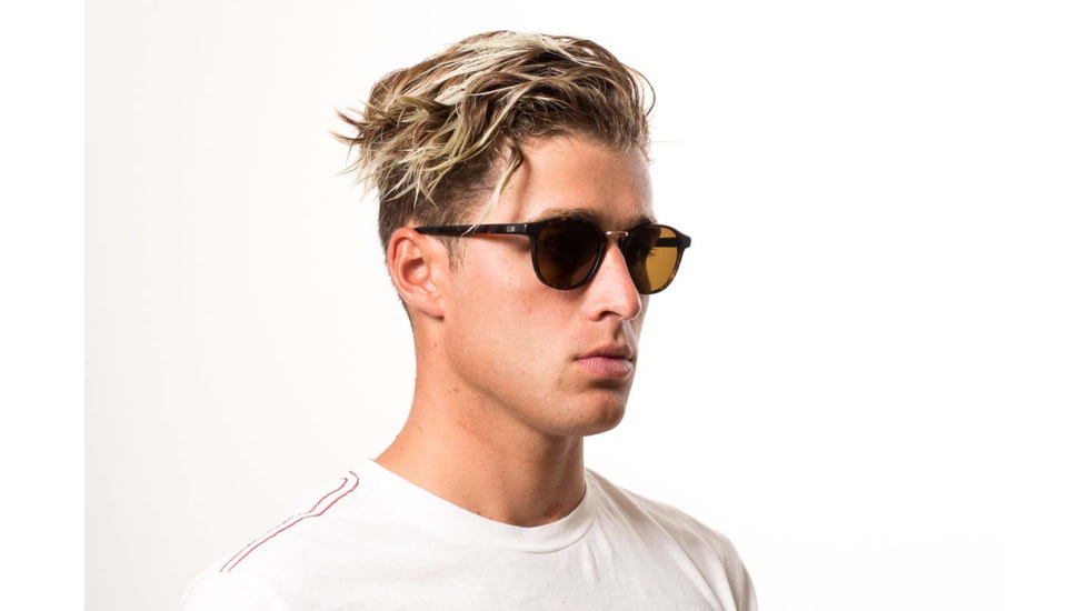 OTIS A DAY LATE Sunglasses, Matte Dark Tort/Brown Polar, 50-23-140, 25-1801P