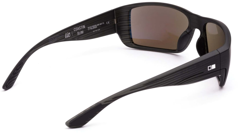 OTIS Coastin Slim Sunglasses - Mens, Black Woodland Matte Frame/Blue Polarized Lens, 162-2202LL
