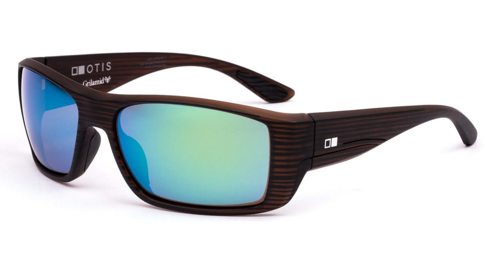 OTIS Coastin Slim Sunglasses - Mens, Wooland Matte Frame/Green Polarized Lens, 162-2203LL