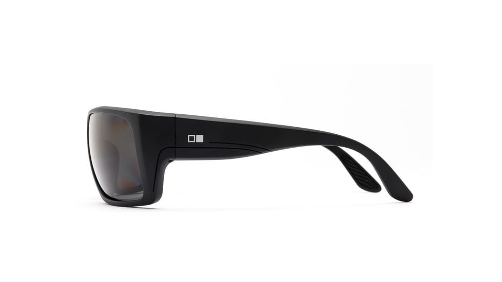 OTIS COASTIN Sunglasses - Mens, Matte Black/L.I.T Polar Grey, 61-16-129, 139-2001LL