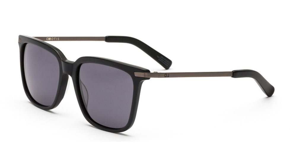 OTIS CROSSROADS Sunglasses, Matte Black/Grey Polar, 55-17-140, 19-1801P