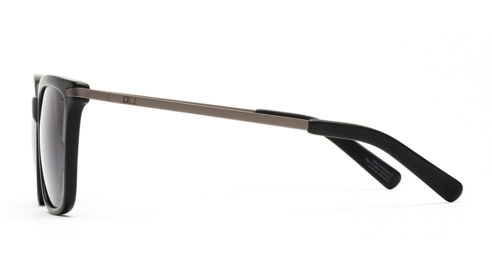 OTIS CROSSROADS Sunglasses, Matte Black/Grey Polar, 55-17-140, 19-1801P