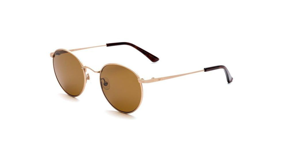 OTIS FLINT Sunglasses, Brushed Gold/Brown Polar, 51-21-140, 134-2002P