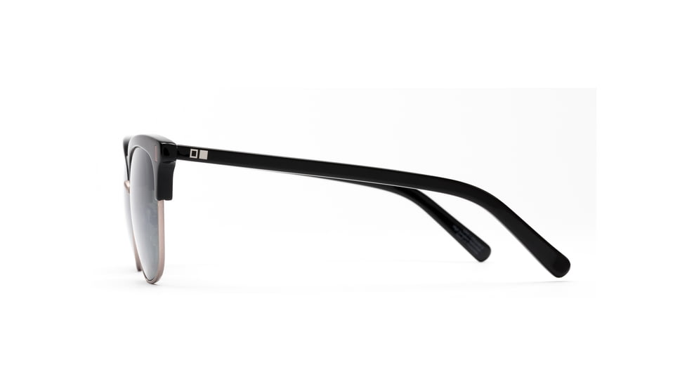 OTIS LITTLE LIES Sunglasses - Womens, Black/Flash Mirror Grey Polar, 56-17-140, 20-2001P