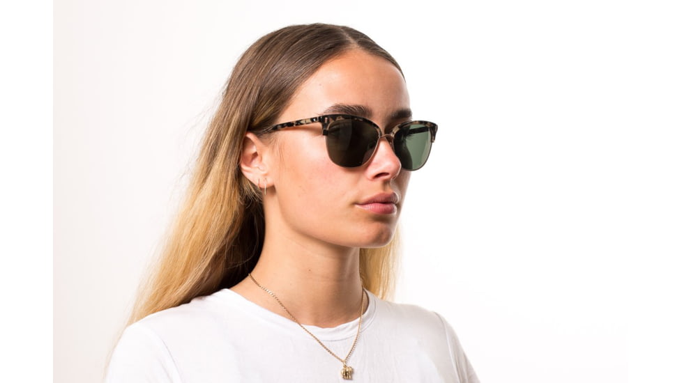 OTIS LITTLE LIES Sunglasses - Womens, Black Tort/Grey Polar, 56-17-140, 20-1805P