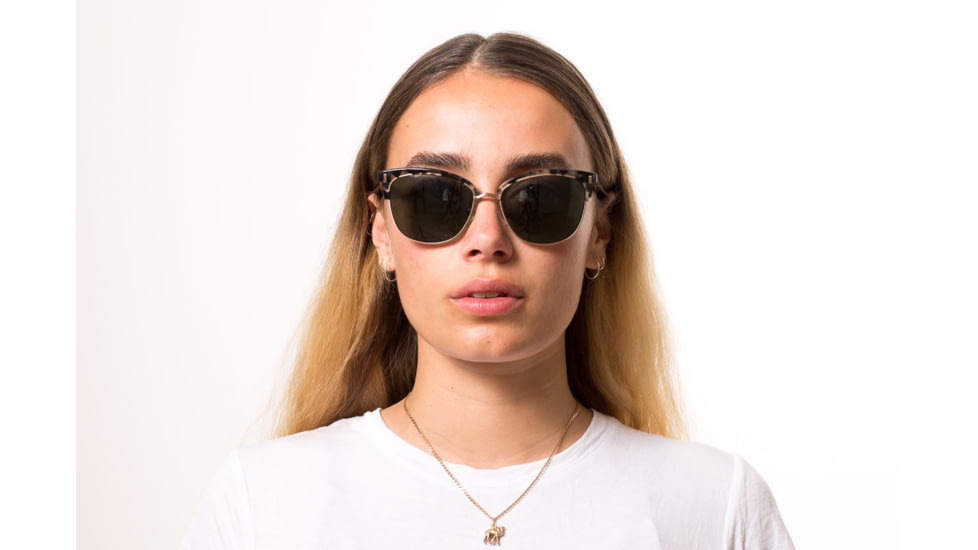 OTIS LITTLE LIES Sunglasses - Womens, Black Tort/Grey Polar, 56-17-140, 20-1805P