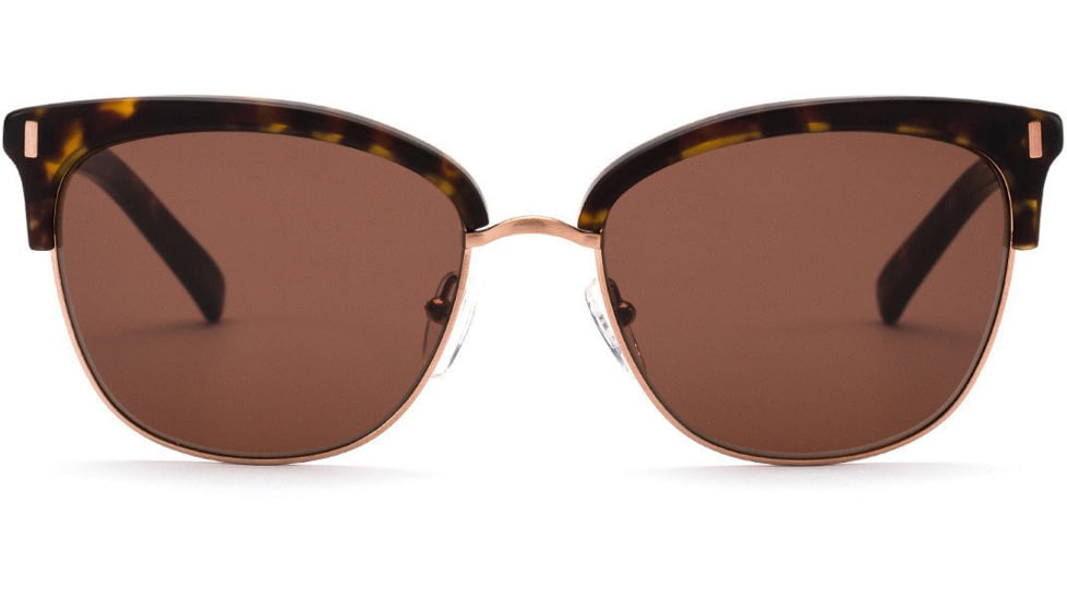 OTIS LITTLE LIES Sunglasses - Womens, Matte Dark Tort/Brown Polar, 56-17-140, 20-1801P