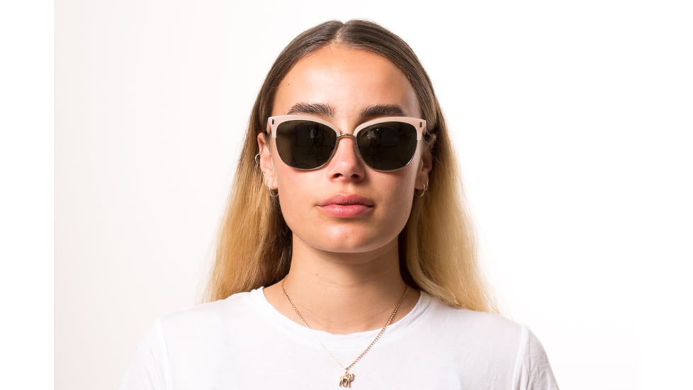 OTIS LITTLE LIES Sunglasses - Womens, Matte Pink Sea Glass/Grey, 56-17-140, 20-1802