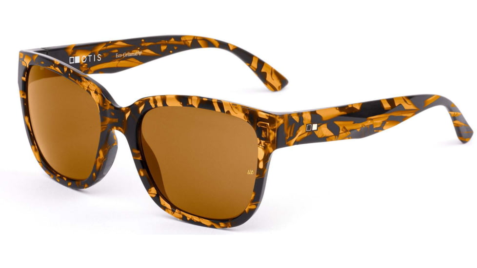 OTIS Odyssey Sunglasses - Mens, Amber Lava Frame/Brown Polarized Lens, 166-2202LL