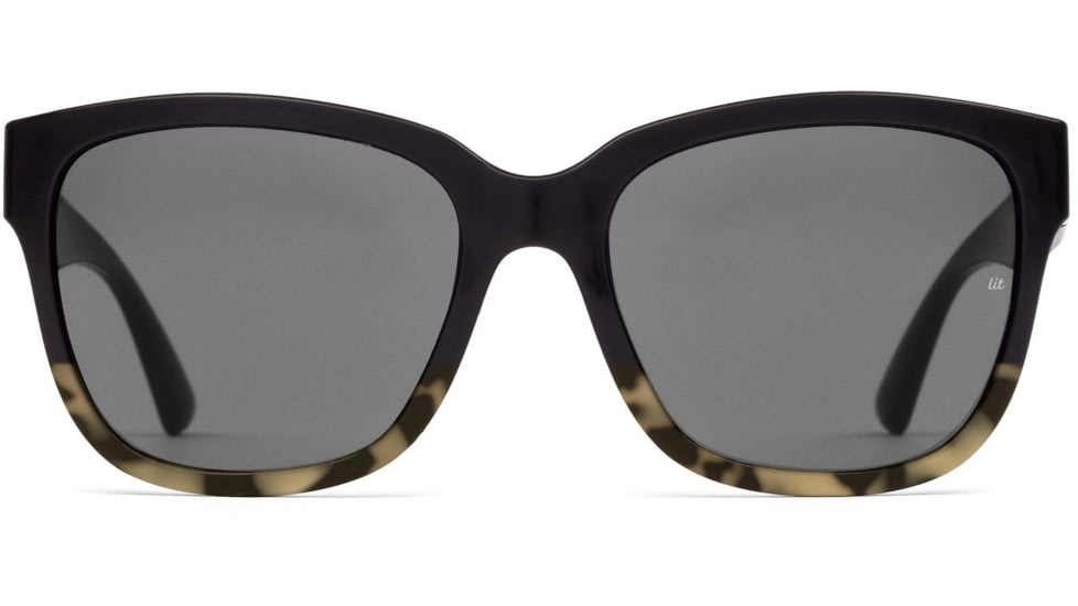 OTIS Odyssey Sunglasses - Mens, Black Angora Frame/Grey Polarized Lens, 166-2201LL