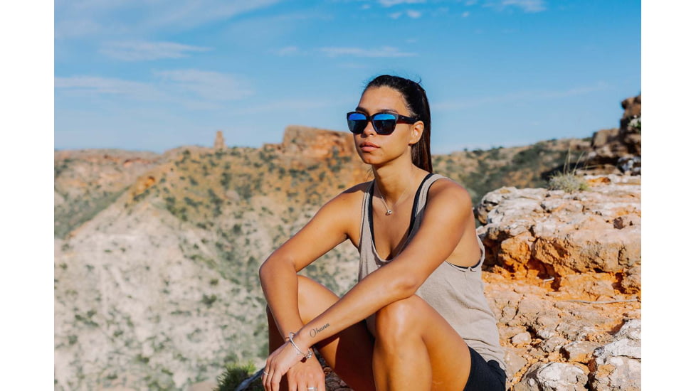 OTIS Odyssey Sunglasses - Mens, Matte Honey Tort Frame/Blue Polarized Lens, 166-2204LL