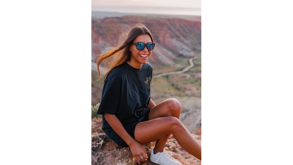 OTIS Odyssey Sunglasses - Mens, Matte Honey Tort Frame/Blue Polarized Lens, 166-2204LL