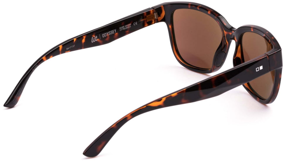 OTIS Odyssey Sunglasses - Mens, Orchre Havana Frame/Green Polarized Lens, 166-2203LL