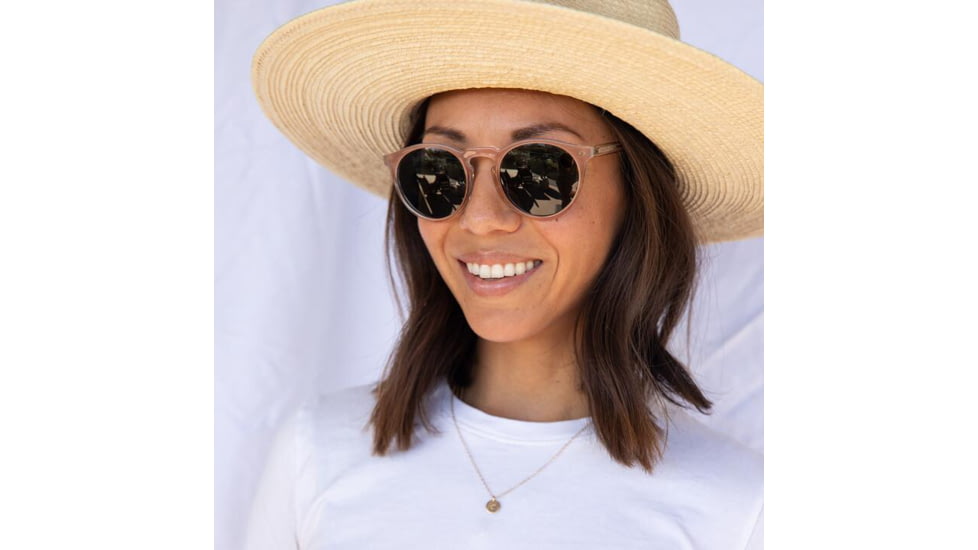 OTIS OMAR X Sunglasses, Crystal Peach/Smokey Blue Polar, 52-23-140, 135-2101P