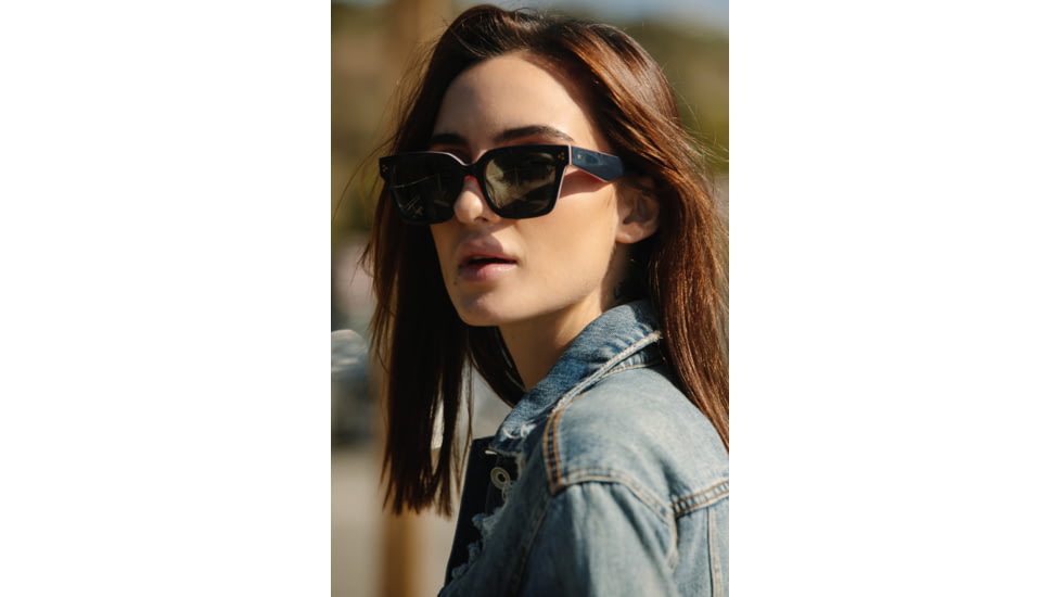 OTIS OSKA Sunglasses, Navy Crystal Red/Smokey Blue, 54-21-145, 132-2002