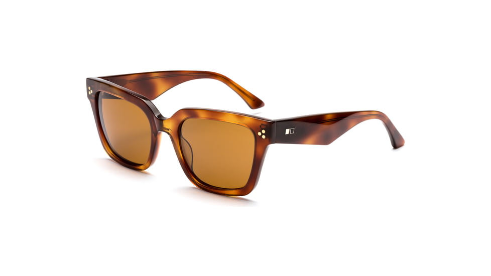 OTIS OSKA Sunglasses, Trans Tortoise Haze/Brown Polar, 54-21-145, 132-2001P
